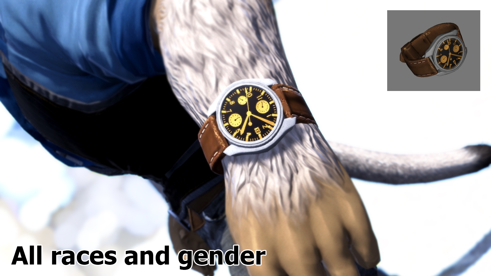 Brown Leather Watch | XIV Mod Archive