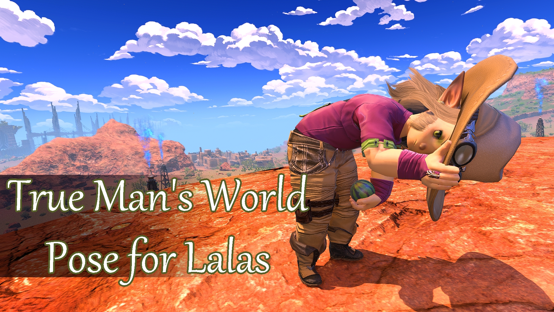 True Men World True Man's World Pose for Lalas | XIV Mod Archive