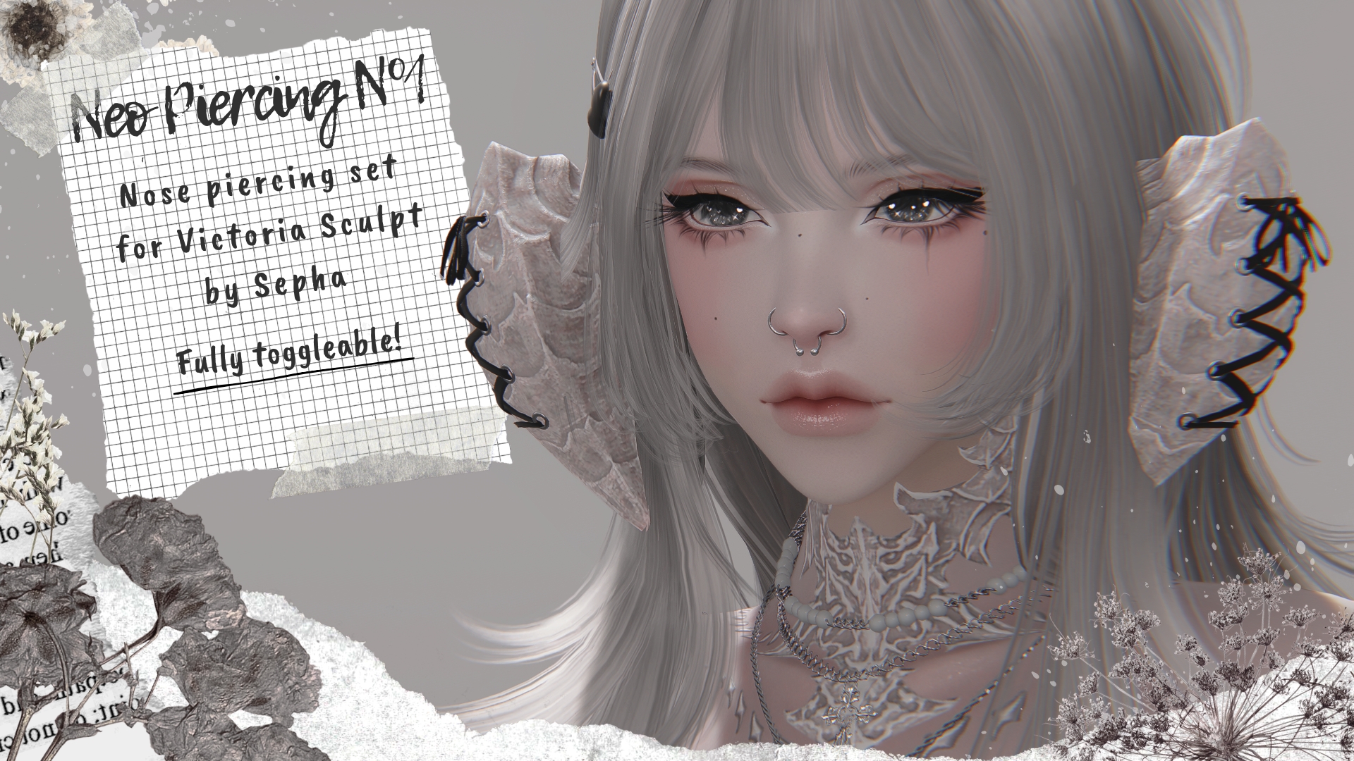 Victor Vicky Mod ⌞Nº1⌝ Neo Piercing - Victoria | XIV Mod Archive