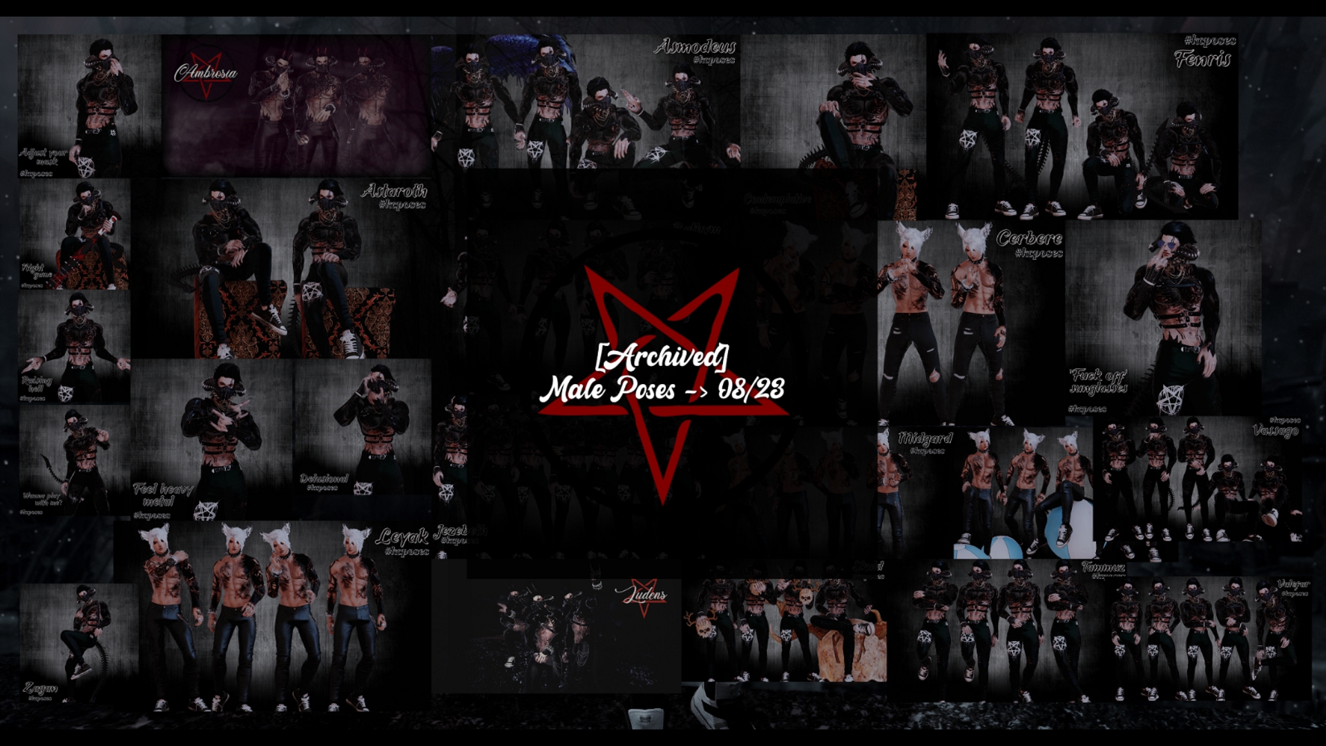 [𝕂ℂ] All Male Poses 08/23 | XIV Mod Archive