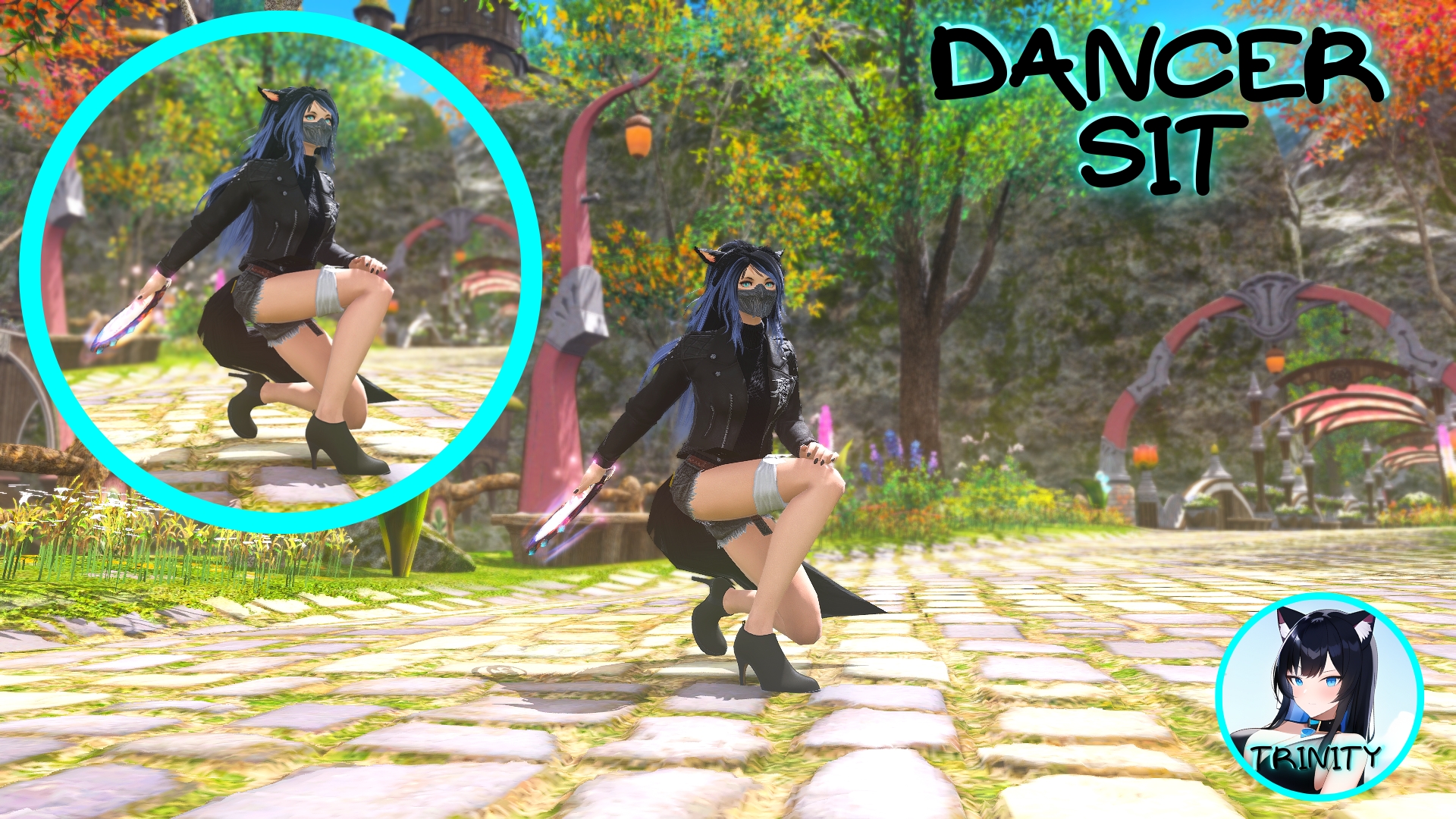 [Trinity] Dancer Sit | XIV Mod Archive