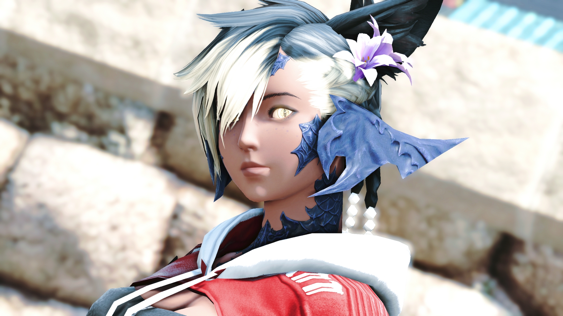 [7.1] Edgy Fish Horns Port for all Female AuRa | XIV Mod Archive
