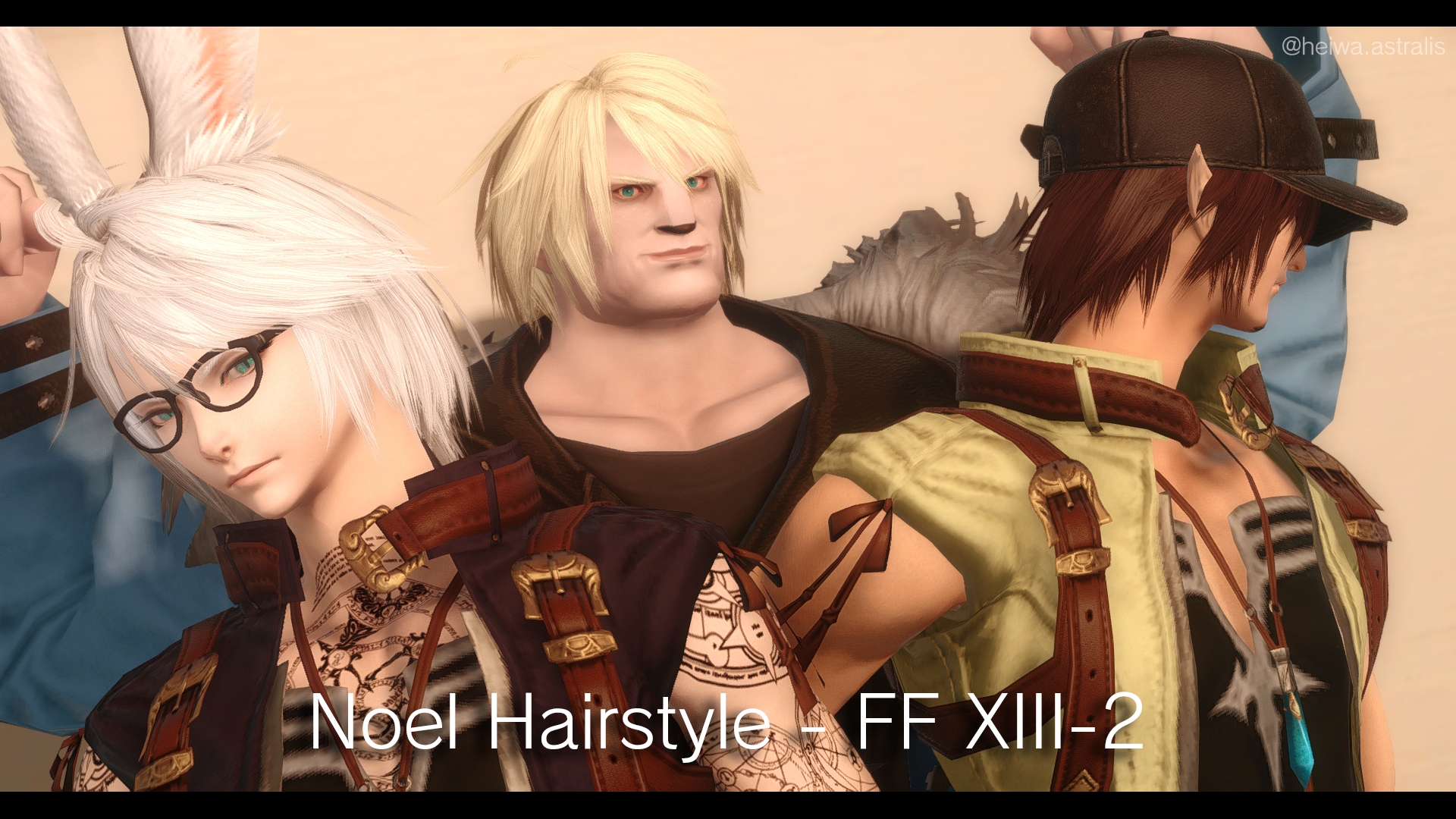 Hairstyle Noel Final Fantasy XIII 2 XIV Mod Archive