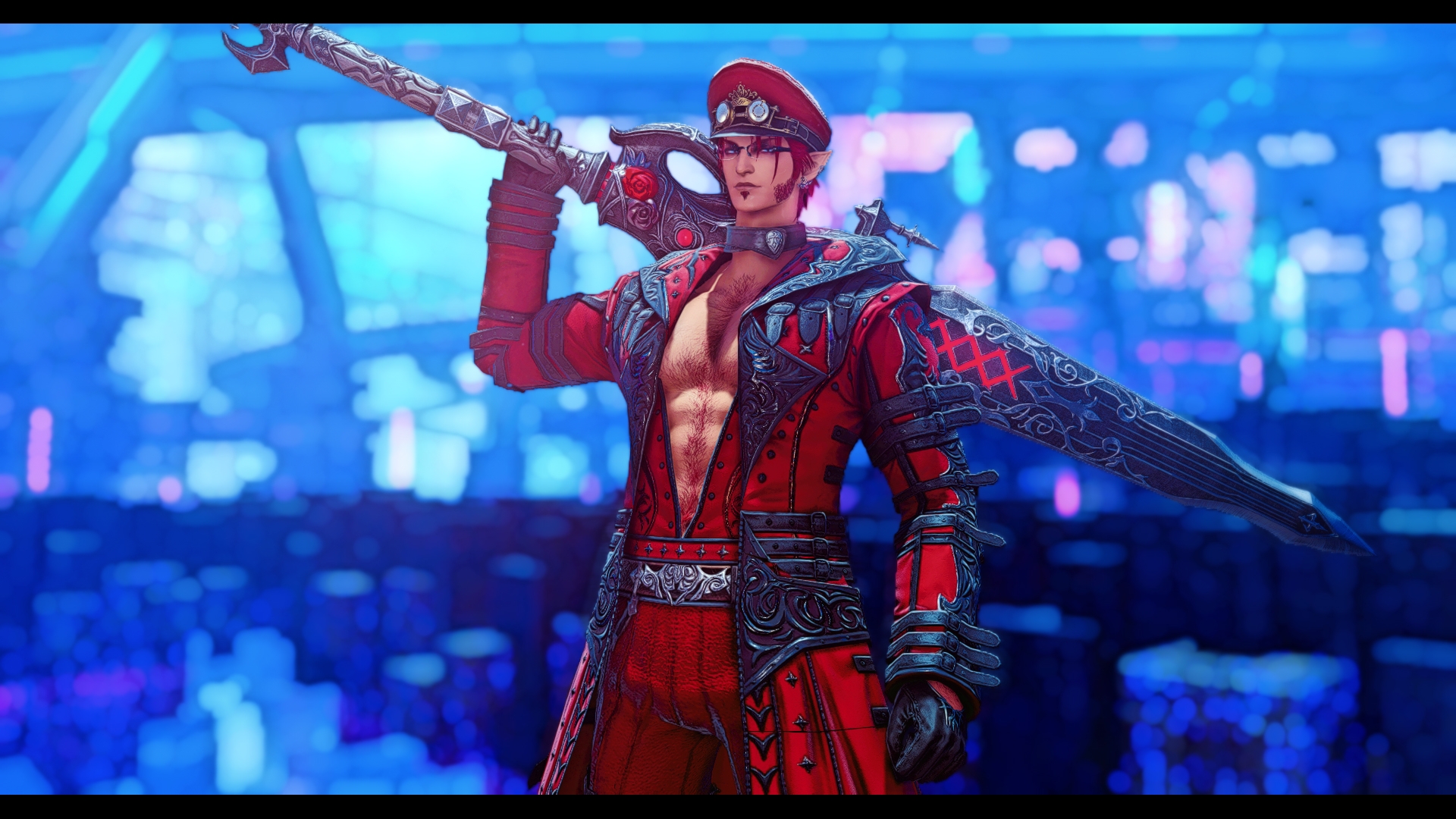 Dark Horse Champion's Coat of Fending [TBSE-X Upscale] | XIV Mod