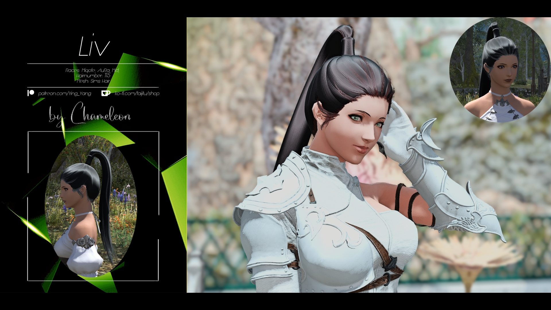 [Outdated] Chameleon's Liv Hairstyle | XIV Mod Archive