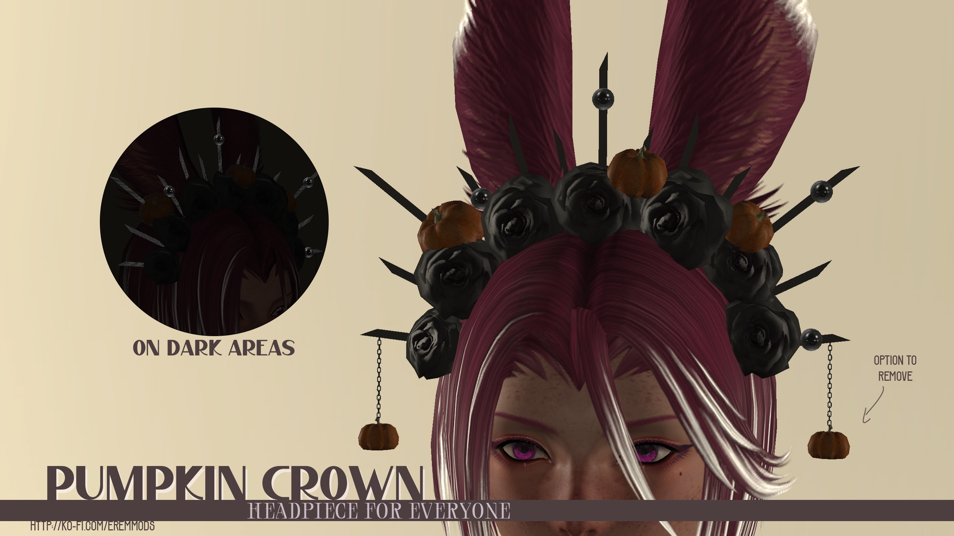 Pumpkin Crown [ For everyone ] | XIV Mod Archive