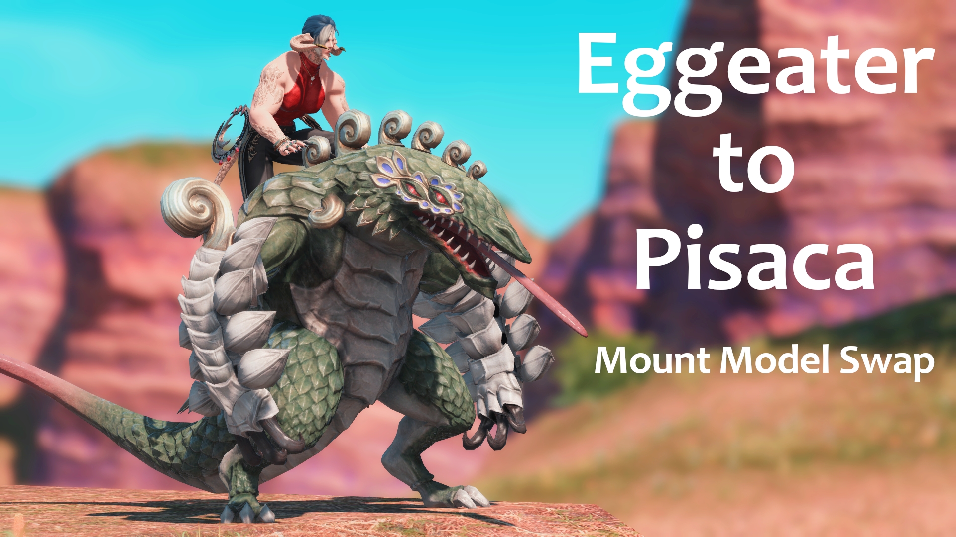 eggeater-to-pisaca-mount-model-swap-xiv-mod-archive