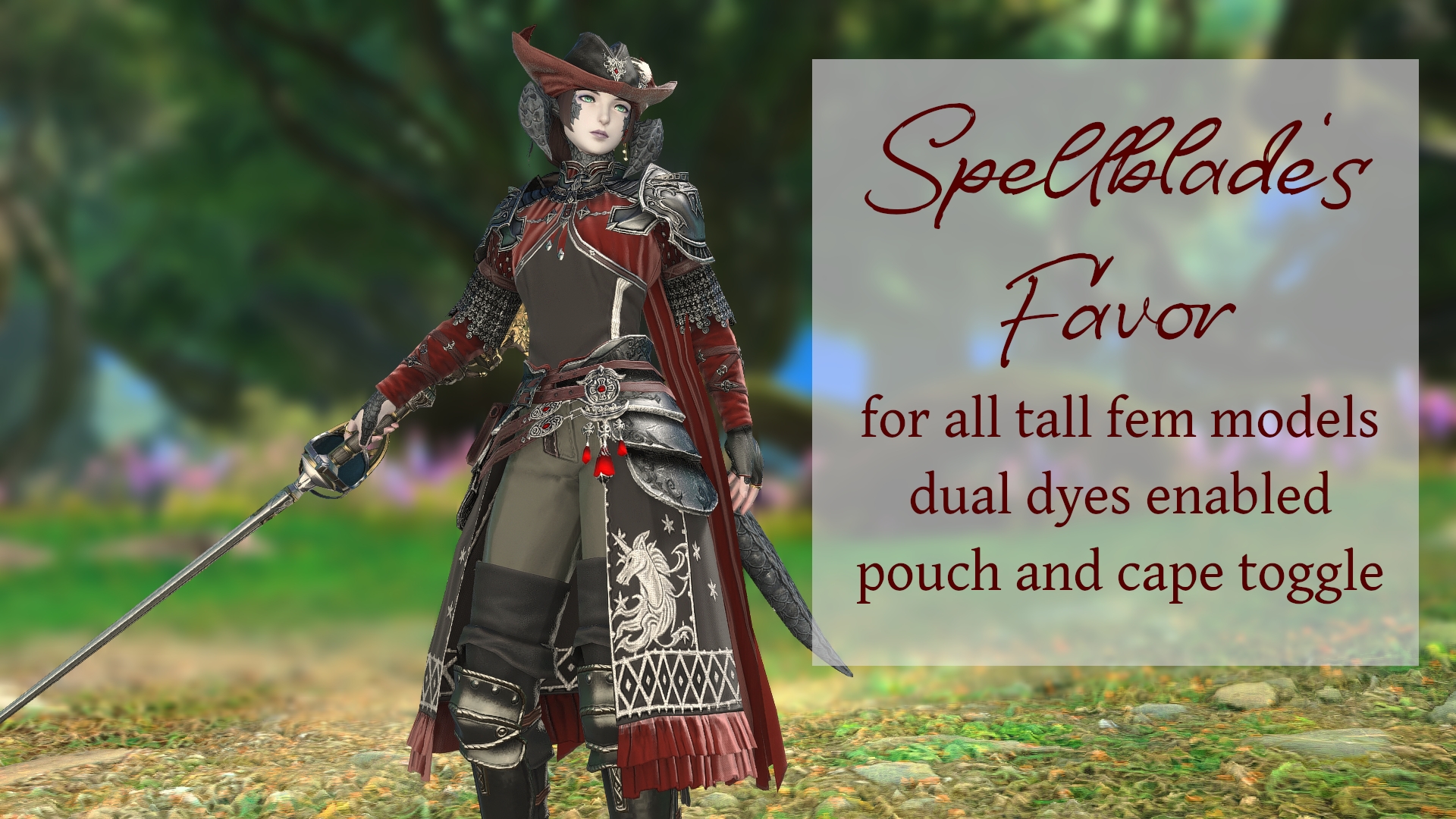 Spellblade Mod Spellblade's Favor | XIV Mod Archive
