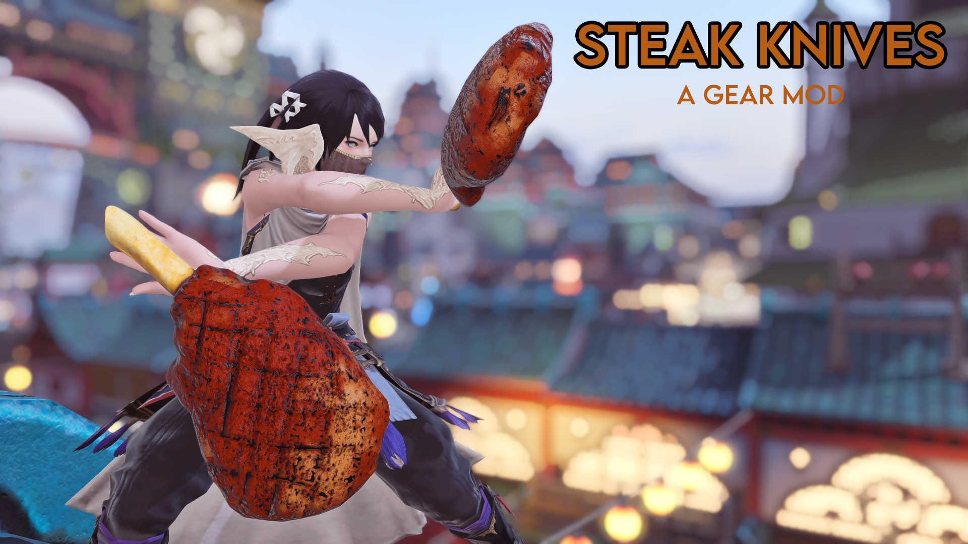 Steak Menu Mod Steak Knives | XIV Mod Archive