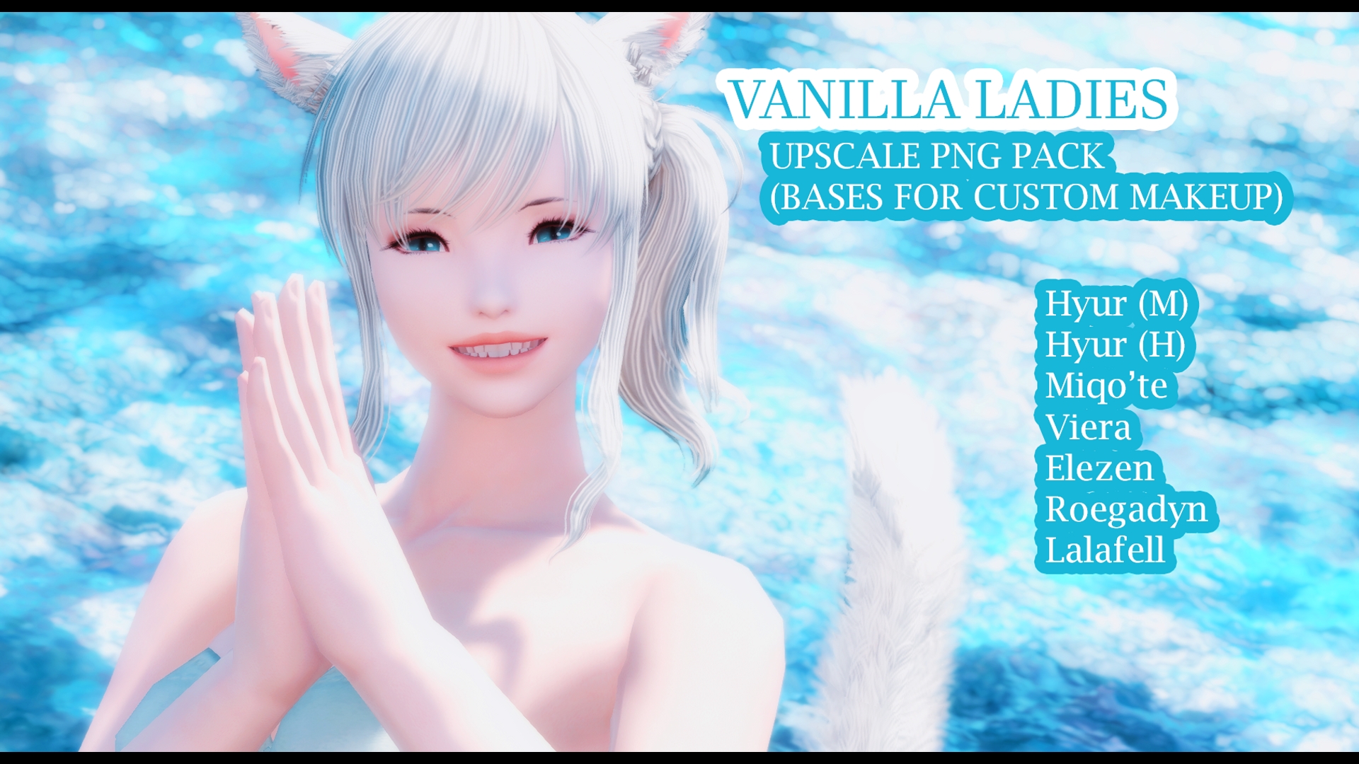 Vanilla Face Upscales - A Resource (Ladies) | XIV Mod Archive