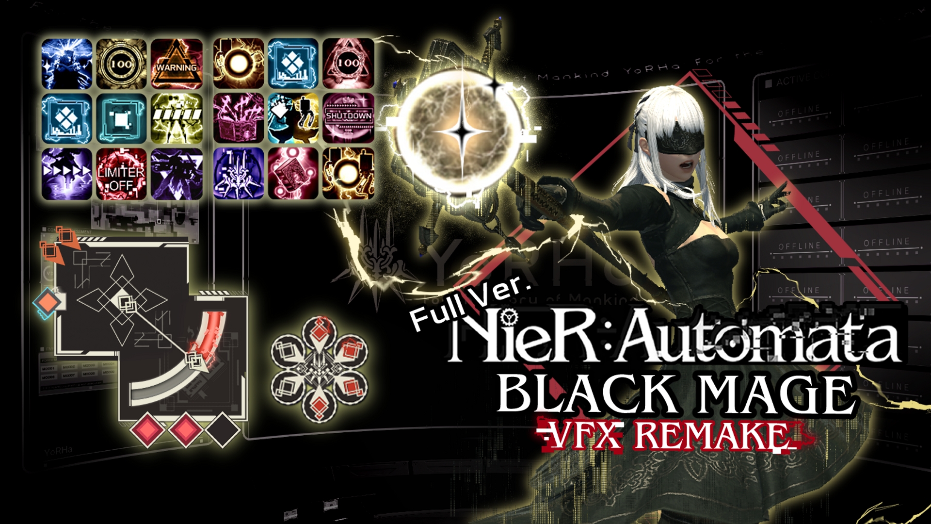 [BLM] BLACK MAGE Nier Automata Skill VFX Overhaul REMAKE - Trial ...