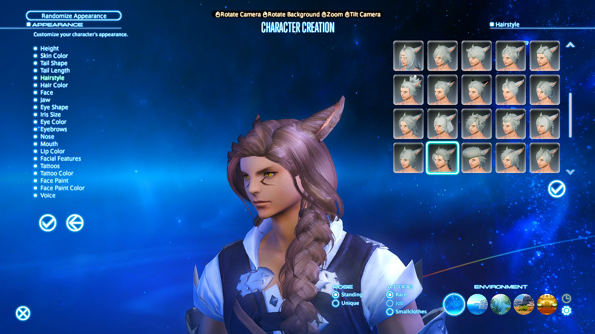Fat Side Braid For Elezen And Miqo te Men XIV Mod Archive
