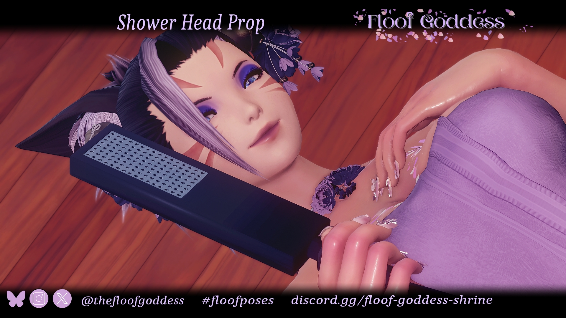 [Floof Goddess] Shower Head Prop | XIV Mod Archive