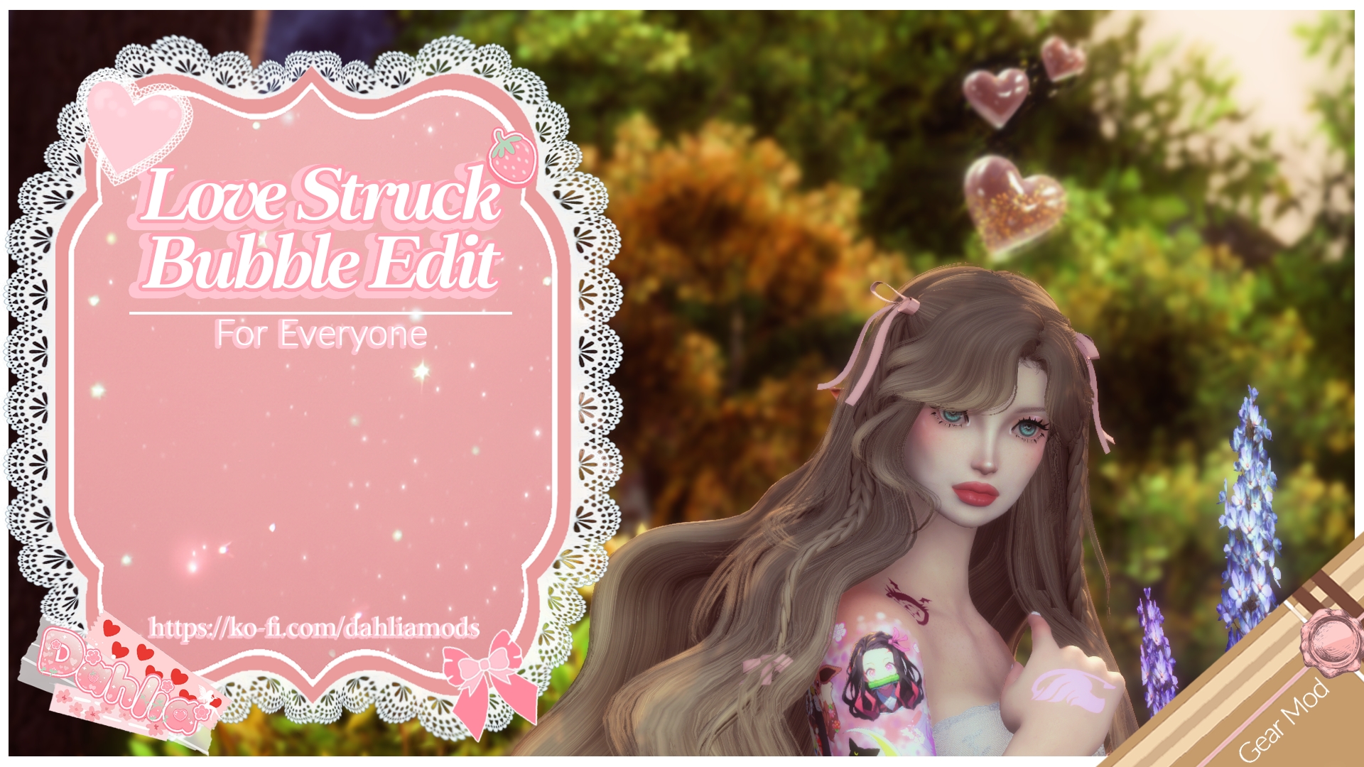 Love Struck Bubble Edit XIV Mod Archive