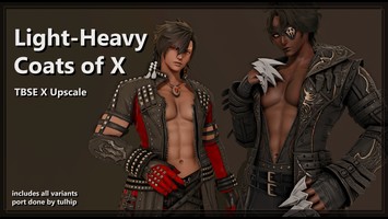 Light-heavy Coats (all variants) - TBSE X | XIV Mod Archive