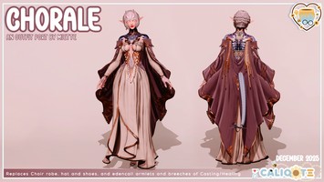 T&F Starry Jewel Robe - PSO2 Port by Celes Cheire | XIV Mod Archive