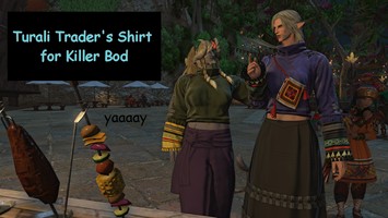Turali Traveler's Shirt for Killer Bod | XIV Mod Archive