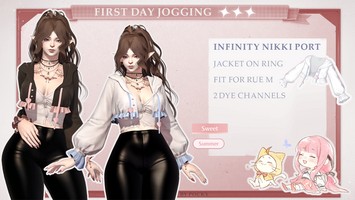 Sky Monarch Catcher | Jacket on Ring | Infinity Nikki Port | XIV Mod ...