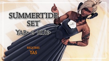 Summertide Formal Dress - Bibo+ | XIV Mod Archive
